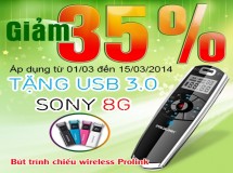 Bút trình chiếu Prolink - Giảm giá 35% - Tặng USB Sony chính hãng
