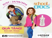 Crocs và Supersports tặng quà hấp dẫn trong tháng 8