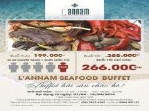 L’annam giảm giá còn 199.000đ cho Buffet hải sản