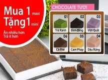 Mama Chocolates mua 1 tặng 1 chocolate tươi trong tháng 5