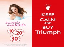 Thời trang Triumph giảm giá đến 30%