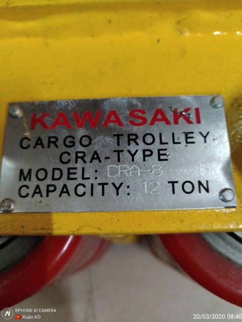0941889251- Cung cấp con lăn chuyển hàng 12 tấn cra Kawasaki giá siêu rẻ