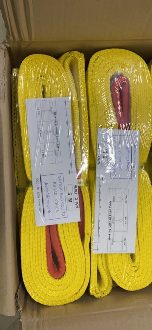 0973390135- Cáp vải cẩu hàng 1,2,4,5 tấn Hàn Quốc, cáp vải hàn quốc giá rẻ nhất