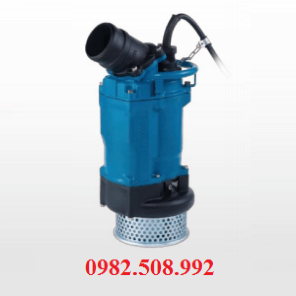 0982.508.992 giá bơm chìm nước thải KTZ411 - máy bơm hố móng đẩy cao 48m