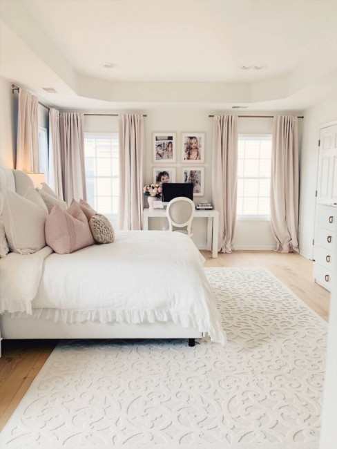 10 mẫu thiết kế phòng ngủ màu trắng hot nhất 2021