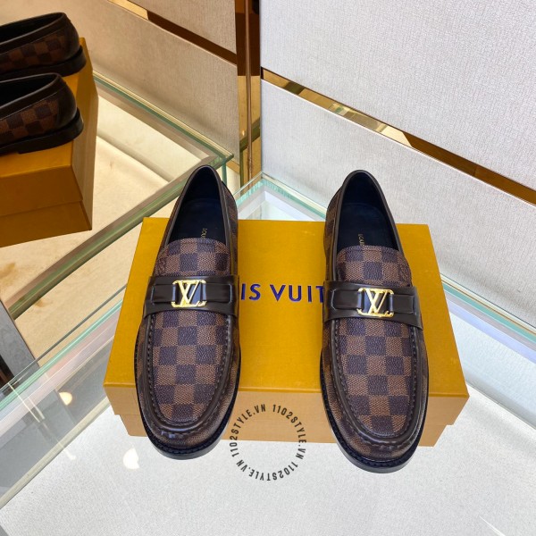 1102 STYLE Cửa hàng bán giày lười Louis Vuitton nâu caro uy tín số 1 tại Hải Phòng