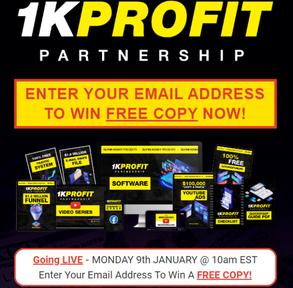 1K Profit Partnership Review – 88VIP 3,000 Bonuses $1,732,034 + OTO 1,2,3,4,5,6,7,8,9,10 Link Here