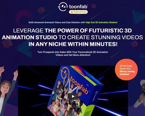 3D ToonFab OTO – 2022 Full OTO Upsell Links + 88VIP 2,000 Bonuses Value $1,153,856