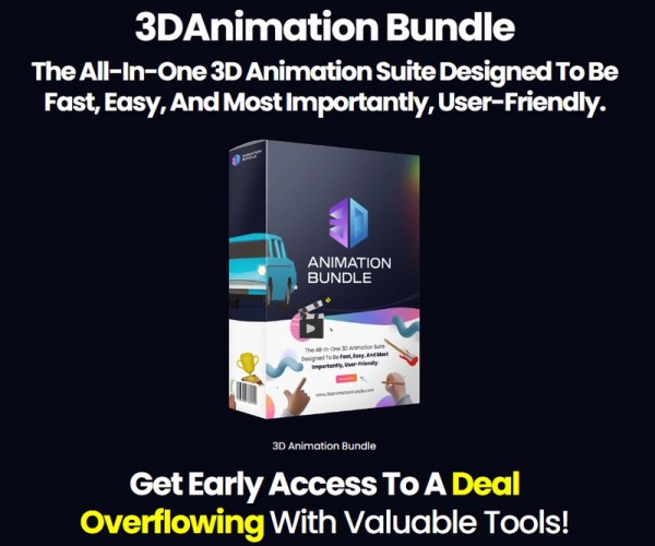 3DAnimationBundle OTO – 88New 2023 OTO Full Links + Mega 2,000 Bonuses Value $1,153,856