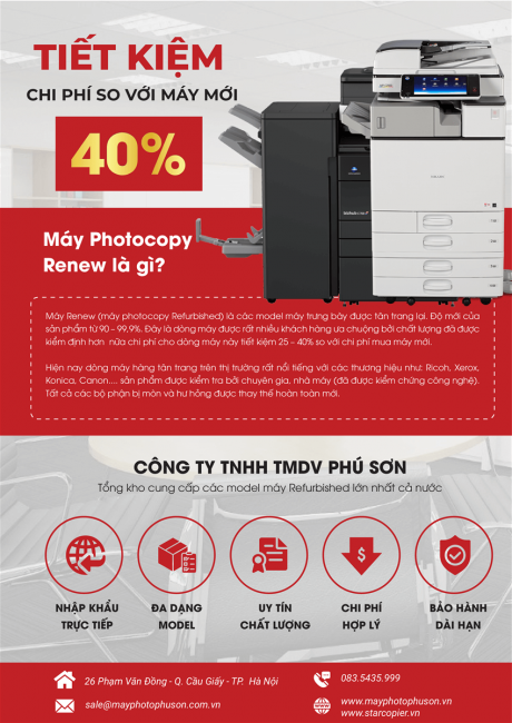 4 tiêu chí cực kỳ quan trọng để đánh giá dịch vụ của nhà cung cấp máy photocopy trước khi mua