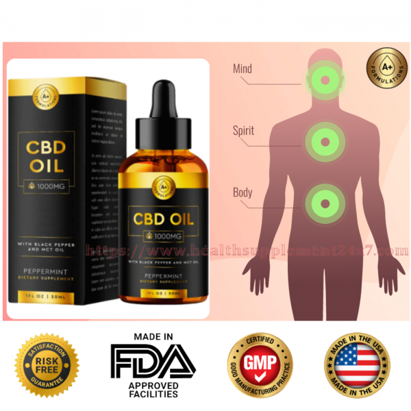 A+ Formulations CBD Oil (#1 CBD OIL) Safe, Non-Habit Forming, Effective And 100% Legal!!