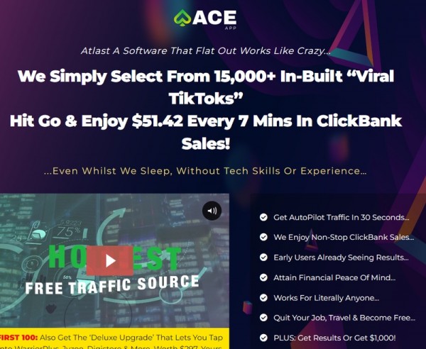 Ace OTO – 2022 Full OTO Upsell Links + 88VIP 2,000 Bonuses Value $1,153,856