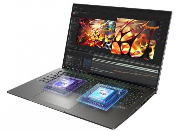 Acer Swift X: Laptop trang bị Card đồ họa rời Intel Arc A370M sẽ được mở bán trong tháng 5 tới