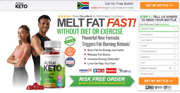 Active Keto Apple Gummies South Africa: Ingredients, Work, Results, Price & Buy?