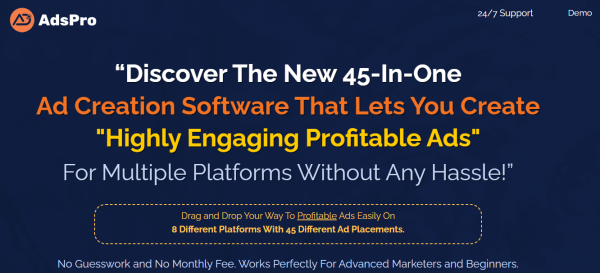 AdsPro Review – 88VIP 3,000 Bonuses $1,732,034 + OTO 1,2,3,4 Link Here