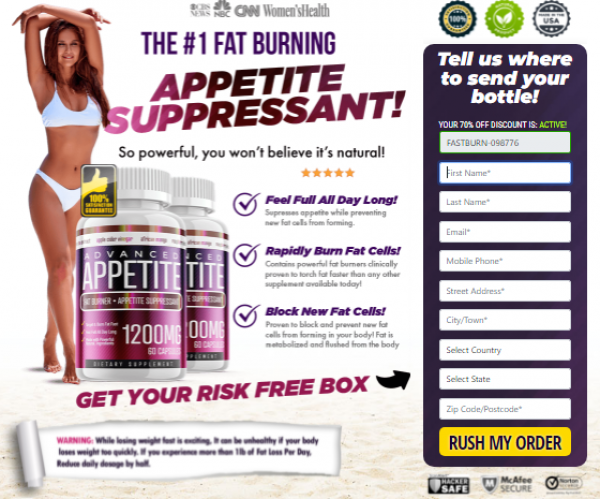 Advanced Appetite Fat Burner Helpful in improving digestion for weight loss!