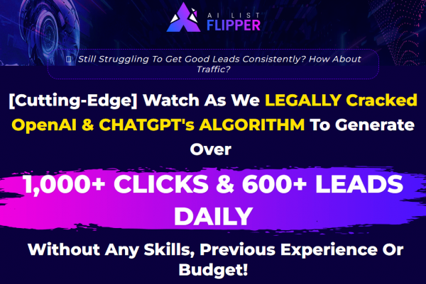 AI List Flipper OTO ⚠️ Full Upsell Details + 5,000 Bonus + Login App