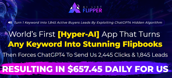 AI List Flipper Review - VIP 5,000 Bonuses $2,976,749 + OTO 1,2,3,4,5,6,7,8,9 Link Here