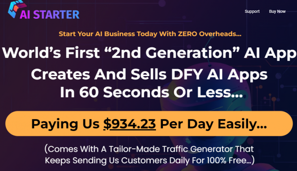 AI Starter OTO ⚠️ Full Upsell Details + 5,000 Bonus + Login App