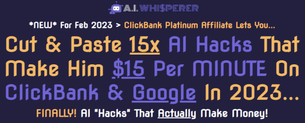 AI Whisperer Review - VIP 3,000 Bonuses $1,732,034 + OTO 1,2,3,4,5 Link Here