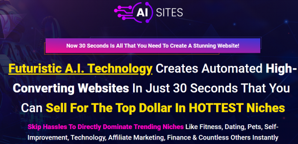 AiSites Review - VIP 5,000 Bonuses $2,976,749 + OTO 1,2,3,4,5,6 Link Here