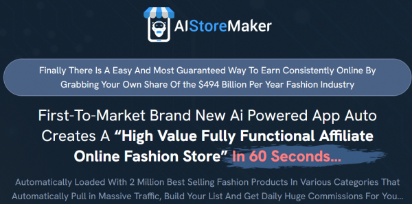 AiStoreMaker OTO – VIP 3,000 Bonuses: Is It Worth Considering? – Ai Store Maker Review