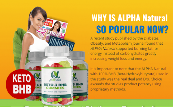 ALPHA Natural KETO-3 BHB Gummies: The Science-Backed Solution to Weight Loss