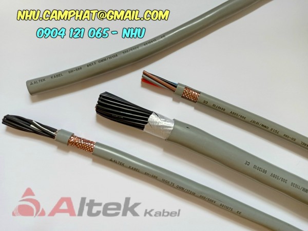 Altek Kabel. Cáp điều khiển CHLB Đức. Tiêu chuẩn Châu Âu