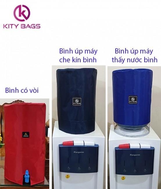 Áo trùm bình nước suối từ KiTy Bags...nhiều kiểu, có in logo Khách theo yêu cầu
