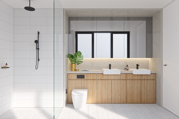 Áp dụng những thiết kế phòng tắm tối giản và sang trọng