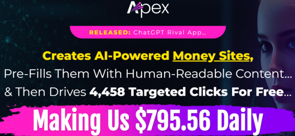 Apex Review - VIP 5,000 Bonuses $2,976,749 + OTO 1,2,3,4,5,6,7 Link Here