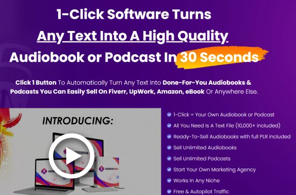 AUDIOBOOK MOJO OTO - 1st to 7th All 7 OTOs Details Here + 88VIP 2,000 Bonuses