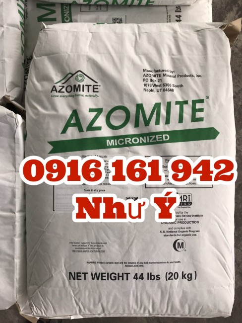 AZOMITE - KHOÁNG MỸ: phòng ngừa cong thân, đục cơ trên tôm