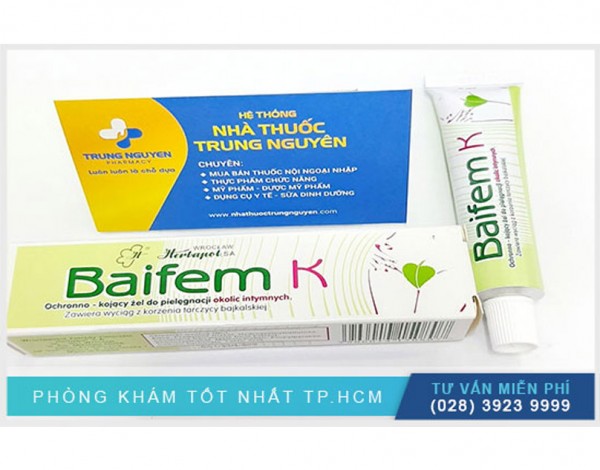 Baifem K Herbapol 15G: Thuốc kháng viêm, kháng nấm, dị ứng hiệu quả