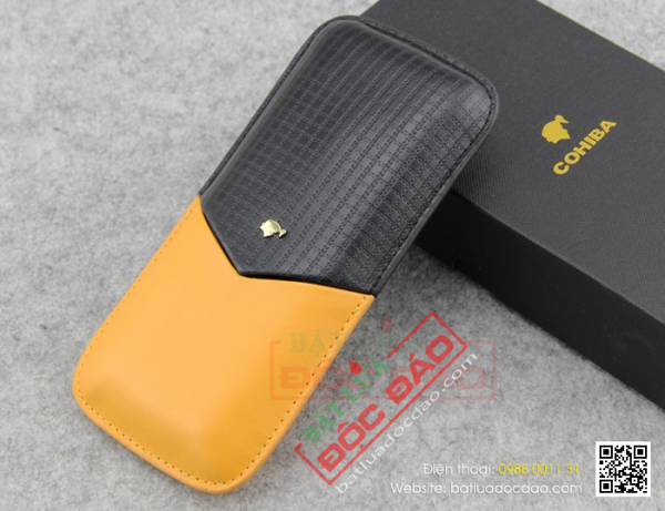 Bán bao da xì gà cao cấp chính hãng Cohiba 1304L (3 điếu)