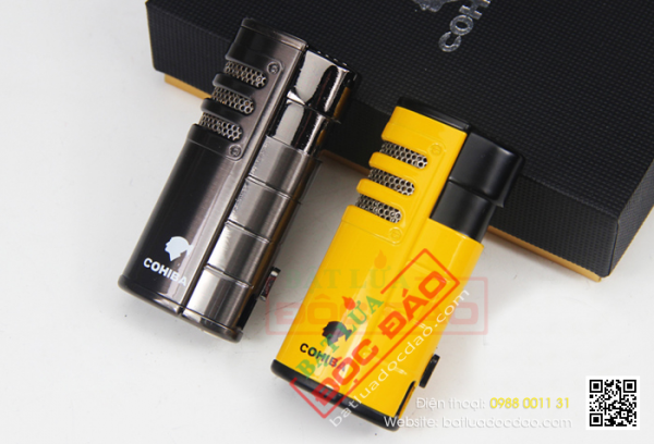 Bán bật lửa khò xì gà Cohiba LB10 chính hãng (4 tia, có đục)