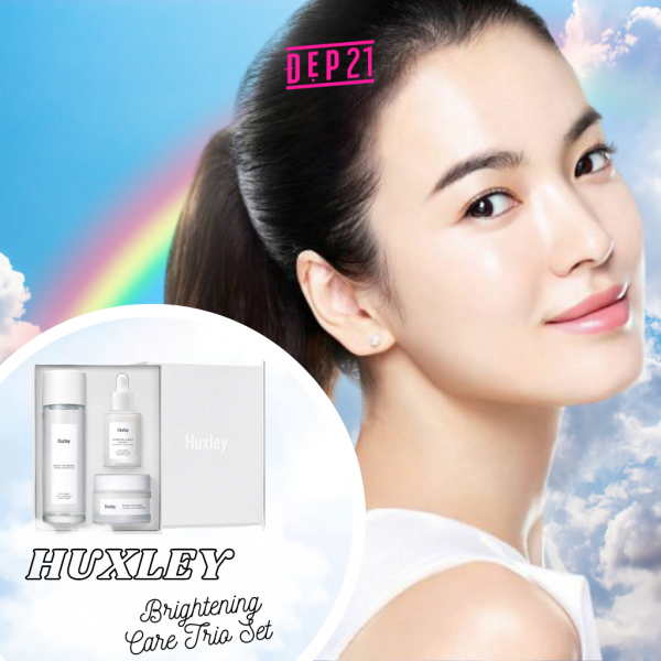 Bạn đã biết đến HUXLEY Brightening Care Trio Set - bộ dưỡng trắng da 3 bước thần thánh chưa?