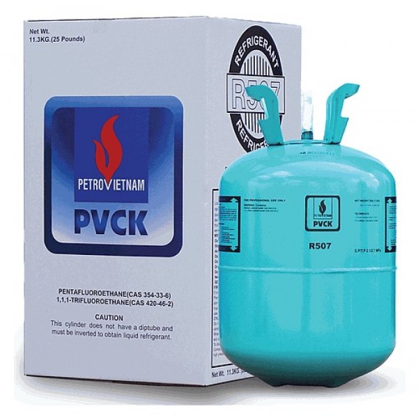 bán gas lạnh R507 loại 11,3kg/b giá tốt kèm quà tặng