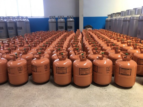 bán gas lạnh R600 loại 6,5kg/b xuất xứ Việt Nam\