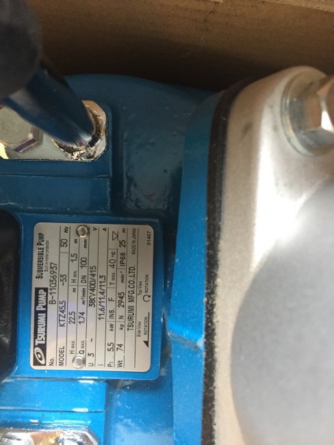 Bán máy bơm nước thải KTZ21.5 xuất xứ Japan Call 0983.480.896 