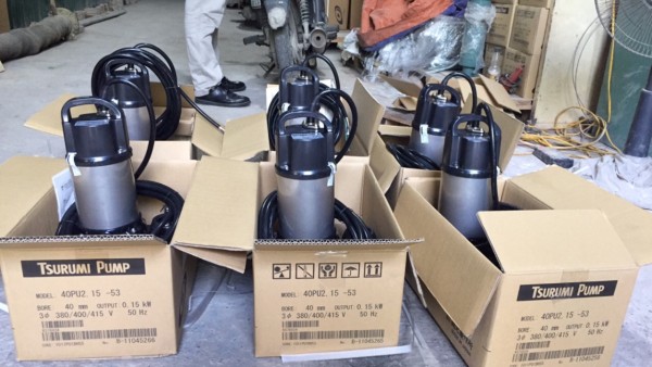 Bán máy bơm nước thải Tsurumi 80PU21.5 công suất 1,5kw giá tốt nhất