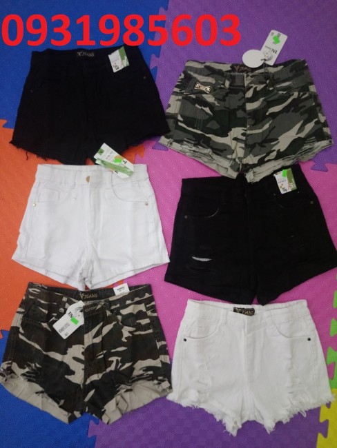 BÁN SỈ QUẦN SHORT NỮ VNXK GIÁ SỈ 25K