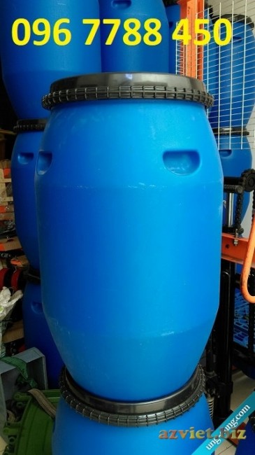 Bán thùng phuy nhựa 120 lít lọc nước, đựng hóa chất - 0967788450 Ms Ngọc