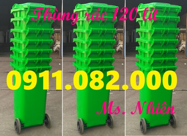  Bán Thùng rác 120 lít 240 lít giá rẻ tại long an- Thùng rác nhựa hdpe chính hãng- lh 0911082000