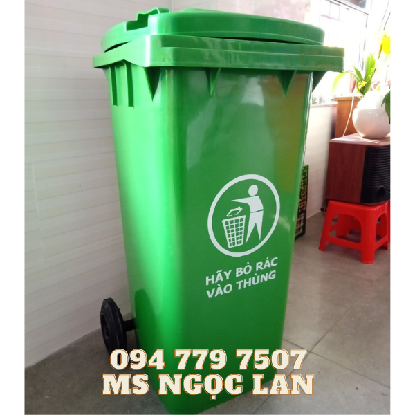 Bán thùng rác 120l giá cạnh tranh lh-094 7797 507