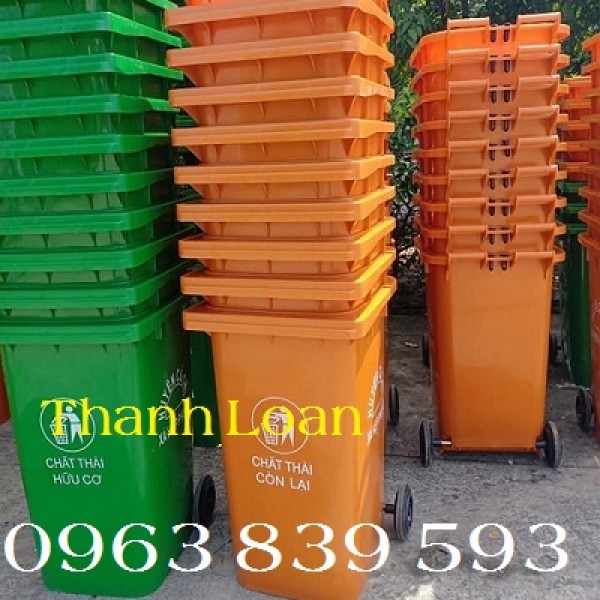 Bán thùng rác 120L nhựa hdpe rẻ quận 12 - lh 0963 839 593 Ms.Loan