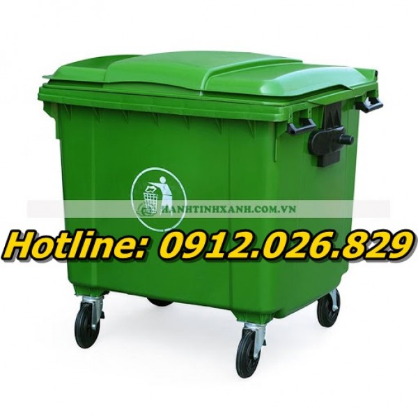 Bán thùng rác công nghiệp 120L , 120 lít giá cực rẻ