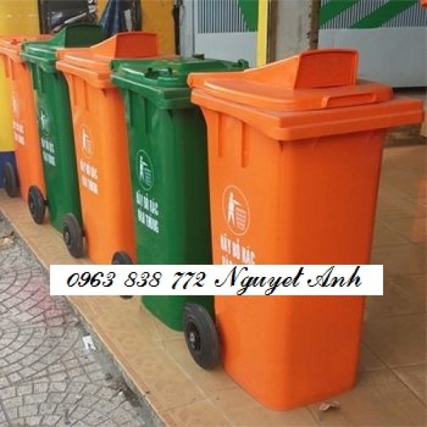 Bán thùng rác nhựa nắp hở 240 lít giao hàng toàn quốc. Call 0963838772