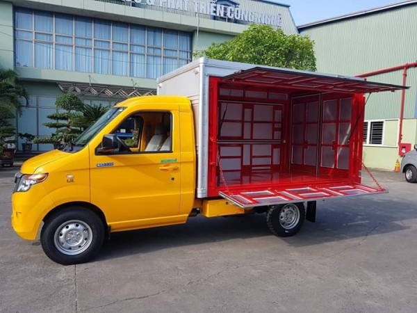 bán trả góp các loại xe tải - xe KENBO thùng cánh dơi 900kg